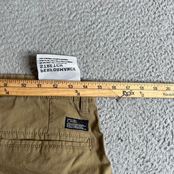 Nickel & Iron Chino Pants Mens 30x30 Khaki Tan Performance Stretch Athletic - Picture 14 of 16